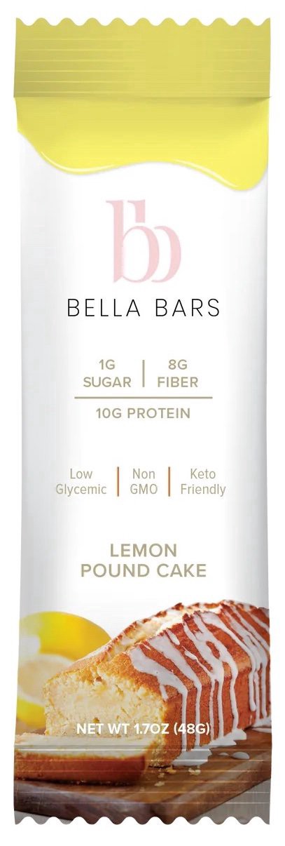 slide 1 of 1, Bella Bars Lemon Pound Cake Bar, 1.7 oz