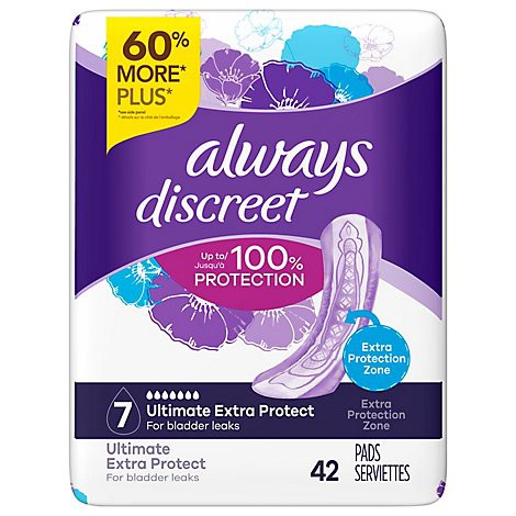 slide 1 of 1, Always Discreet Ultimate 42ct - 42 CT, 42 ct