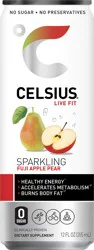 CELSIUS Energy Drink, Sparkling, Fuji Apple Pear