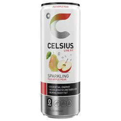 CELSIUS Energy Drink, Sparkling, Fuji Apple Pear