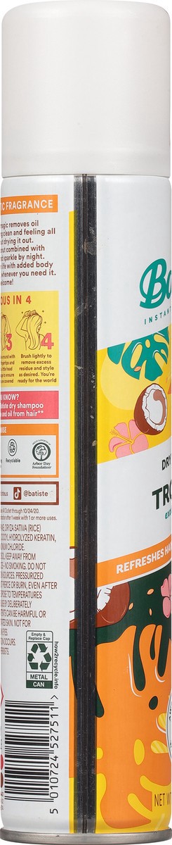 slide 5 of 9, Batiste Dry Shampoo, Tropical Fragrance, 4.23 oz, 6.73 fl oz