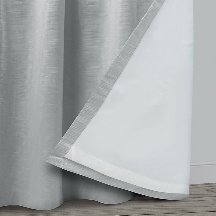 slide 2 of 5, Bee & Willow Home Textured Weave Rod Pocket Curtain Panel - Lunar Rock, 63 in