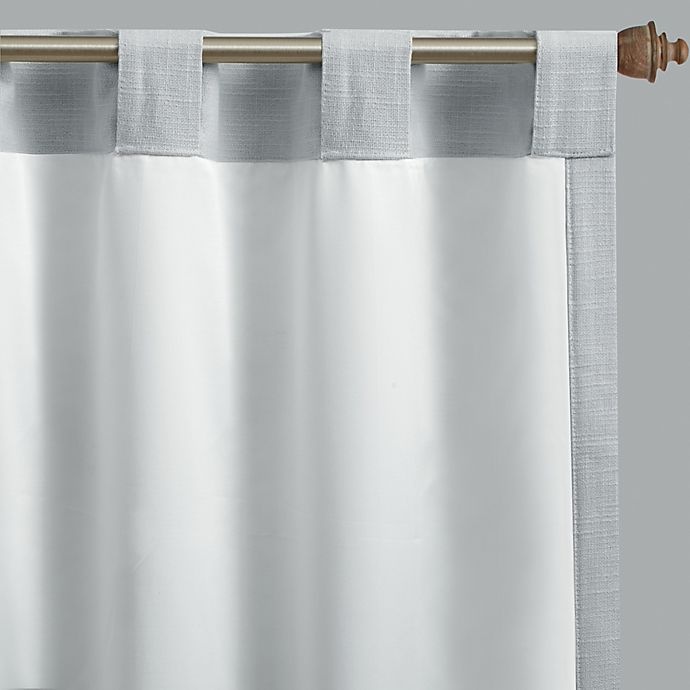 slide 3 of 5, Bee & Willow Home Textured Weave Rod Pocket Curtain Panel - Lunar Rock, 63 in