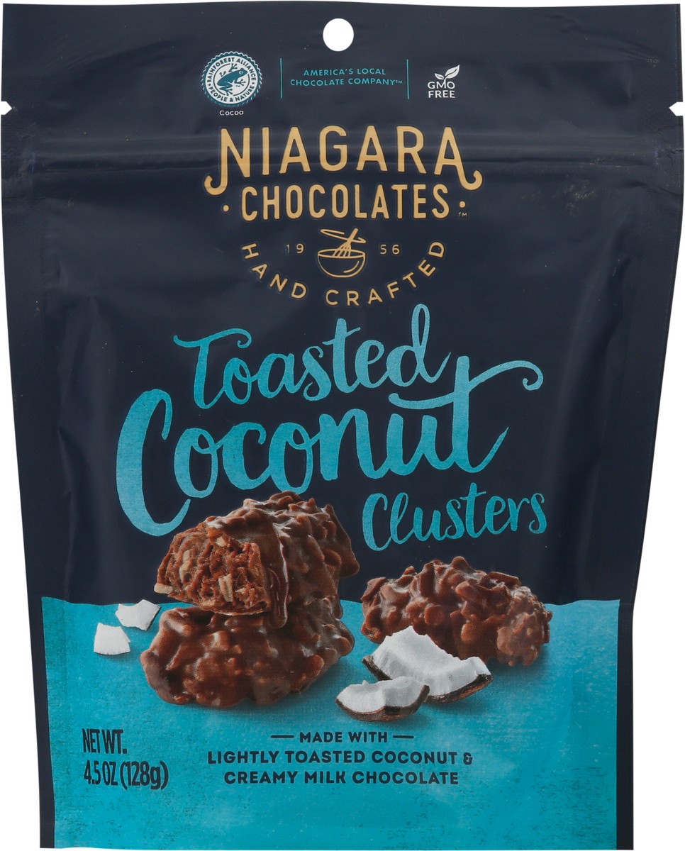 slide 7 of 9, Niagara Chocolates Toasted Coconut Clusters 4.5 oz, 4.5 oz
