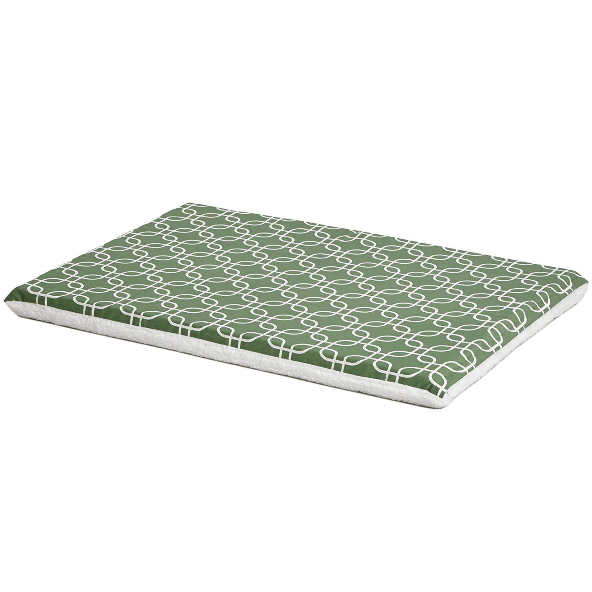 slide 1 of 1, Midwest QuietTime Defender Series Reversible Crate Green Mat for Dogs, LG