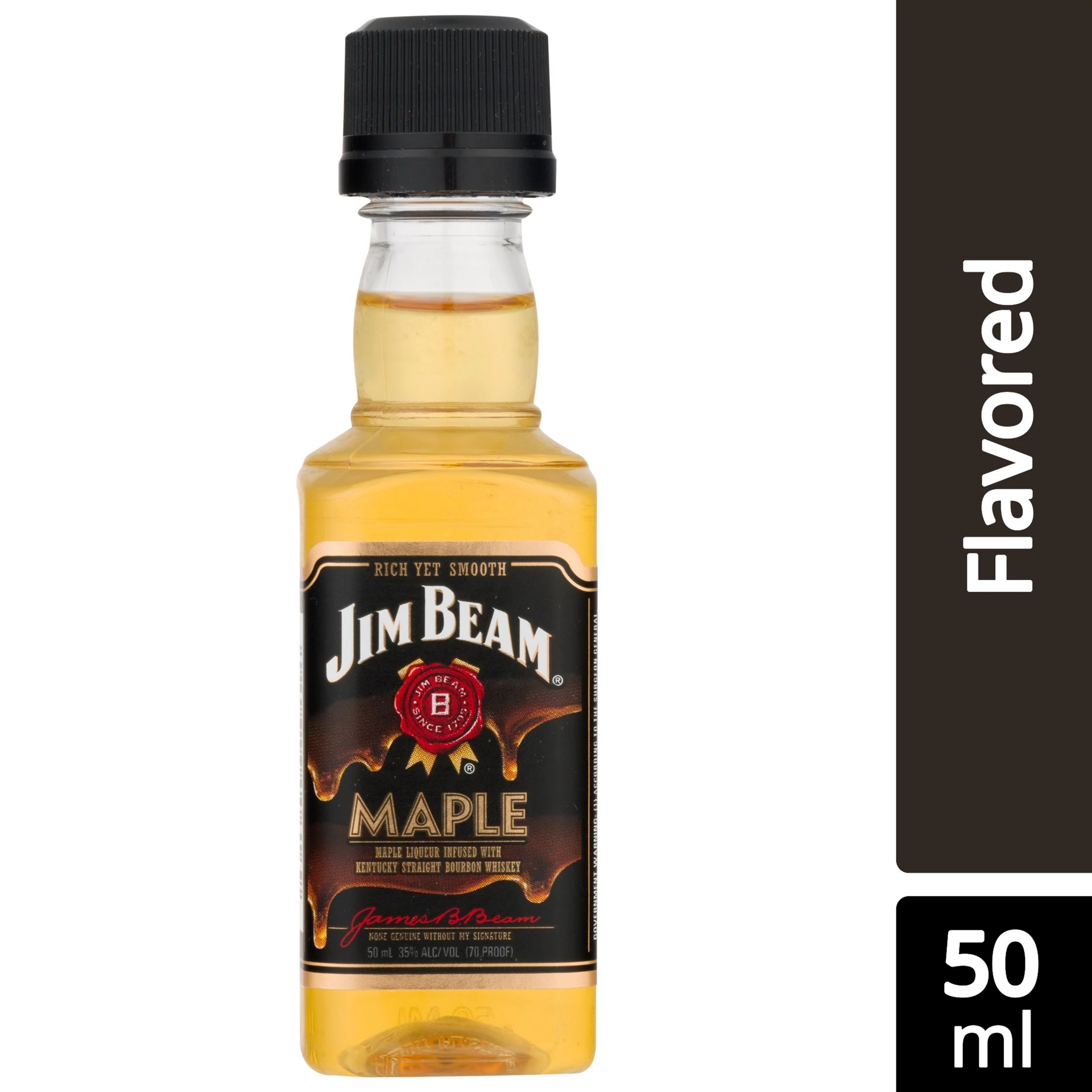 slide 1 of 4, Jim Beam Maple Liqueur with Kentucky Straight Bourbon Whiskey 50 ml, 50 ml