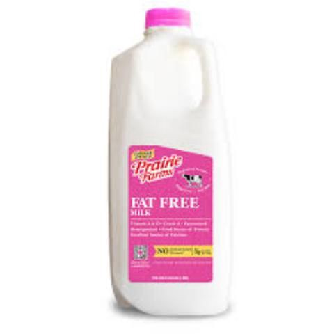 slide 1 of 1, Prairie Farms Fat Free Milk Hg, 64 oz