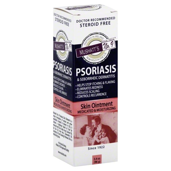 slide 1 of 1, Mushatt's No. 9 Psoriasis Medicated Skin Ointment, 3.4 oz