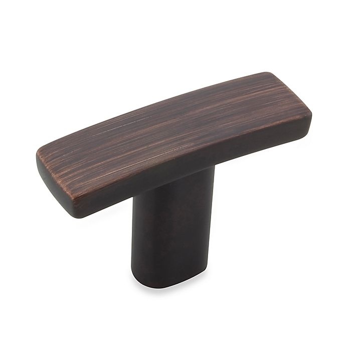 slide 1 of 1, Richelieu Subtle Metal Arch Knob - Oil Rubbed Bronze, 1 ct