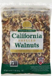 Grower Nut Company California Shelled Walnuts