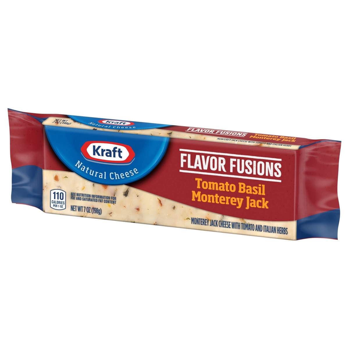 slide 8 of 12, Kraft Tomato Basil Monetary Jack Cheese 7 oz, 7 oz