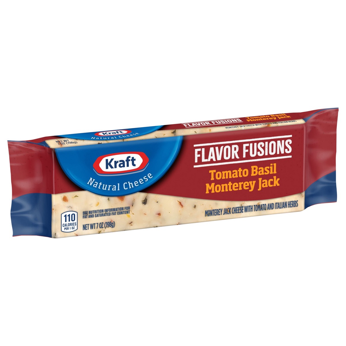 slide 11 of 12, Kraft Tomato Basil Monetary Jack Cheese 7 oz, 7 oz