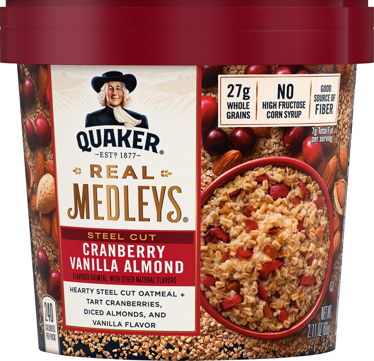 slide 5 of 8, Quaker Oatmeal, 2.11 oz