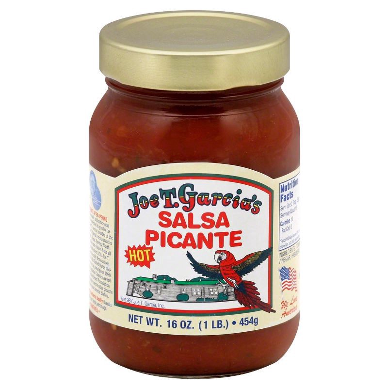 slide 1 of 3, Joe T Garcia's Salsa Picante 16 oz, 16 oz