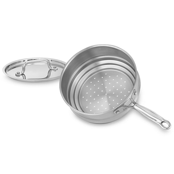 slide 1 of 1, Cuisinart MultiClad Pro Triple-Ply Stainless Universal Steamer with Lid, 1 ct