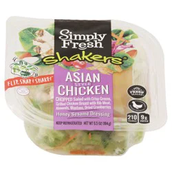 Simply Fresh Shakers Asian Style Chicken Chopped Salad 6.5 oz