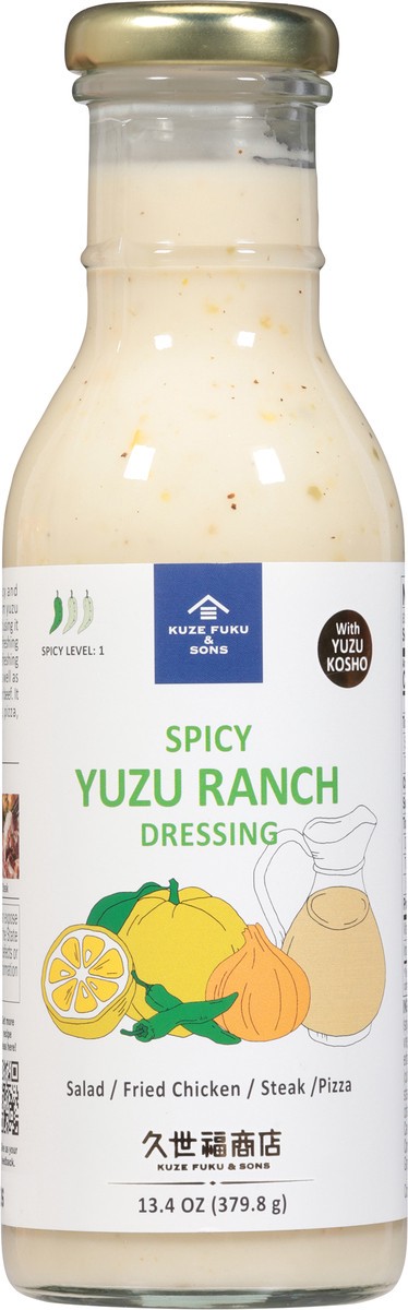 slide 15 of 15, Kuze Fuku & Sons Spicy Spicy Yuzu Ranch Dressing 13.4 oz, 13.4 oz