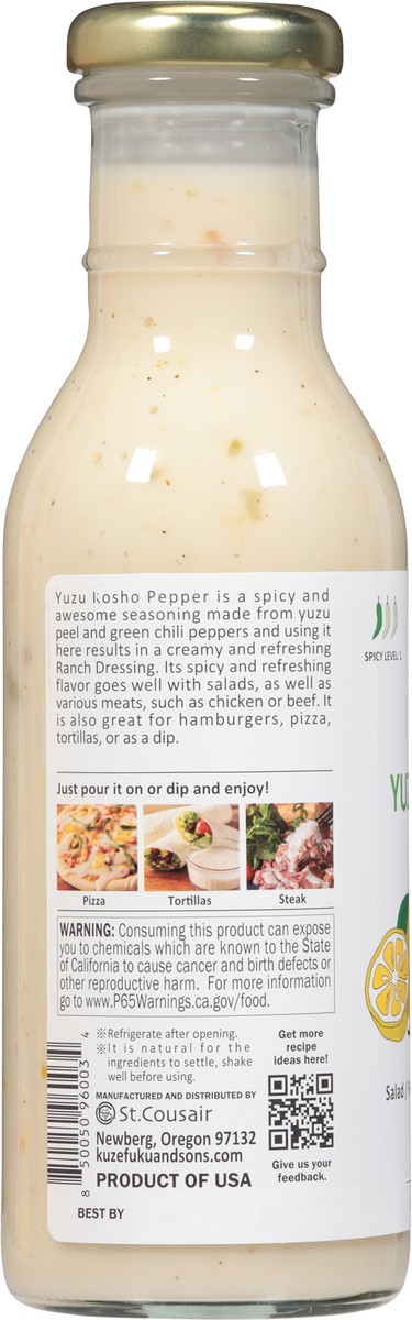 slide 14 of 15, Kuze Fuku & Sons Spicy Spicy Yuzu Ranch Dressing 13.4 oz, 13.4 oz