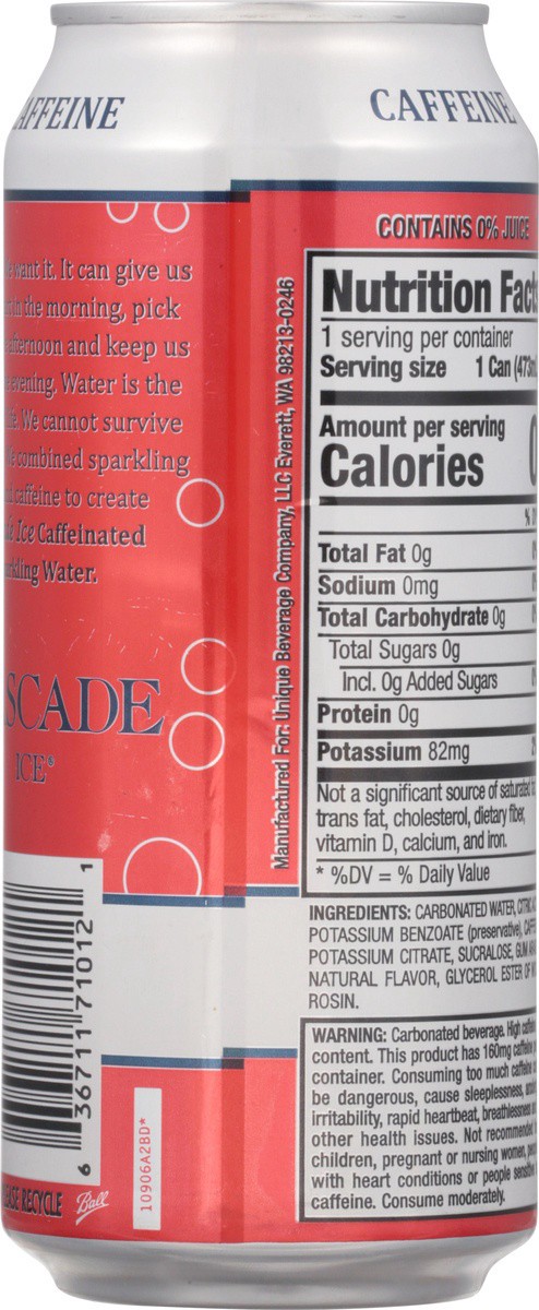 slide 8 of 9, Cascade Ice Strawberry Lemonade Caffeinated Sparkling Water - 16 fl oz, 16 fl oz