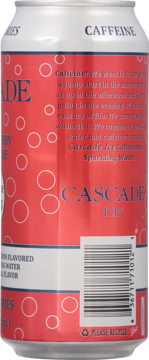 slide 3 of 9, Cascade Ice Strawberry Lemonade Caffeinated Sparkling Water - 16 fl oz, 16 fl oz