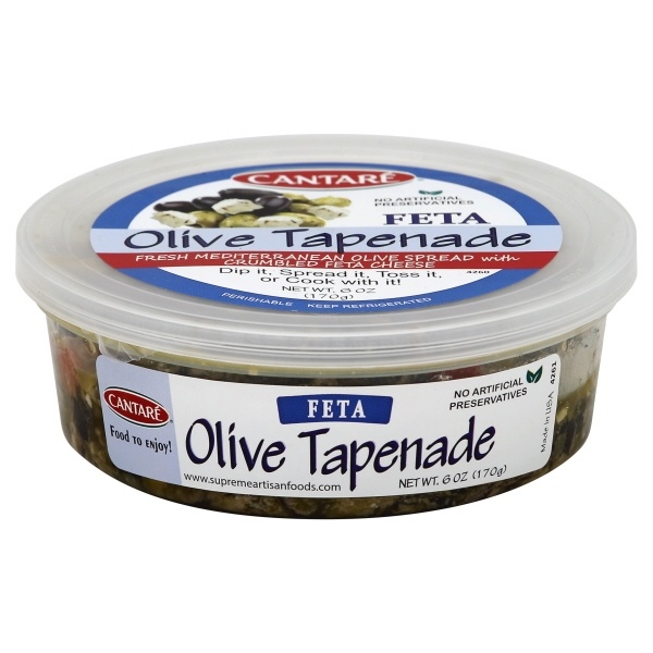 slide 1 of 1, Cantaré Feta & Olive Tapenade, 6 oz