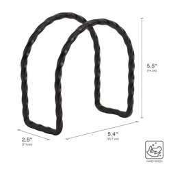 Pfaltzgraff Awara Napkin Holder Black