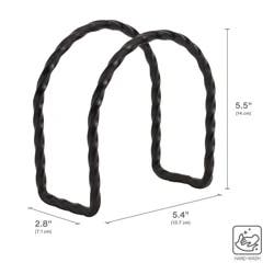 Pfaltzgraff Awara Napkin Holder Black