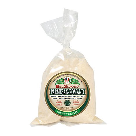 slide 1 of 1, Belgioioso Grated Parmesan-romano Cheese - 8 OZ, 8 oz