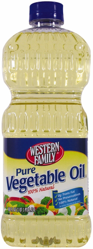 slide 1 of 1, Western Family Pure Vegetable Oil, 48 oz