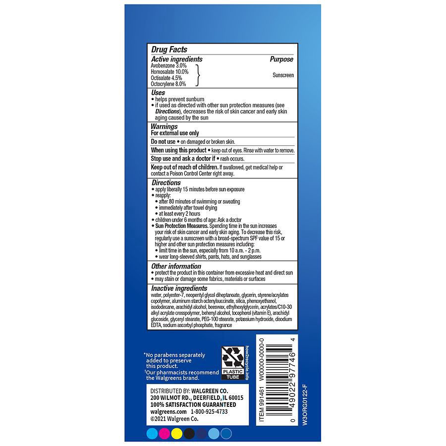 slide 4 of 5, Walgreens Fresh Scent Paraben Free 50 Sport Sunscreen Lotion, 8 fl oz