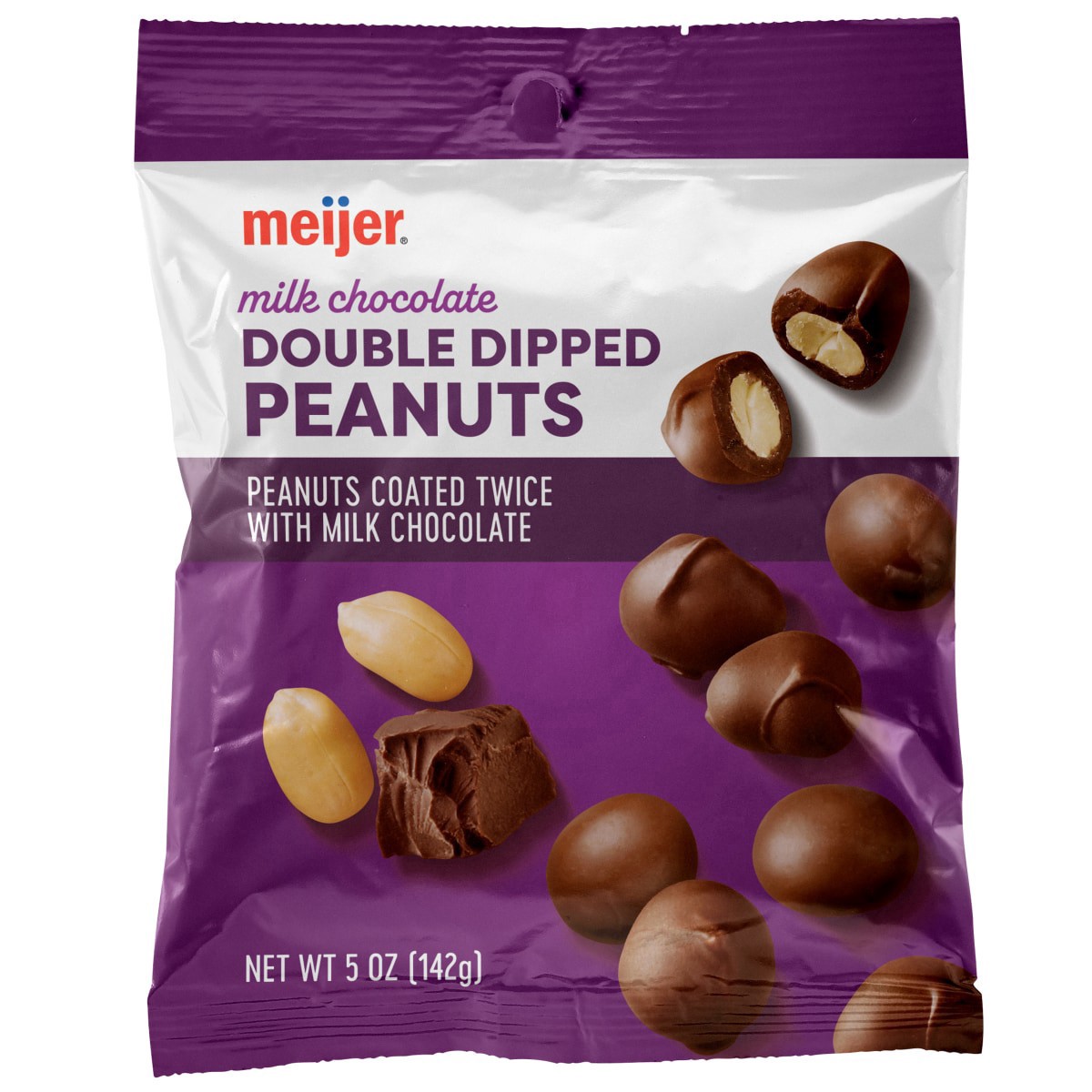 slide 1 of 5, Meijer Double Dipped Peanuts, 5 oz