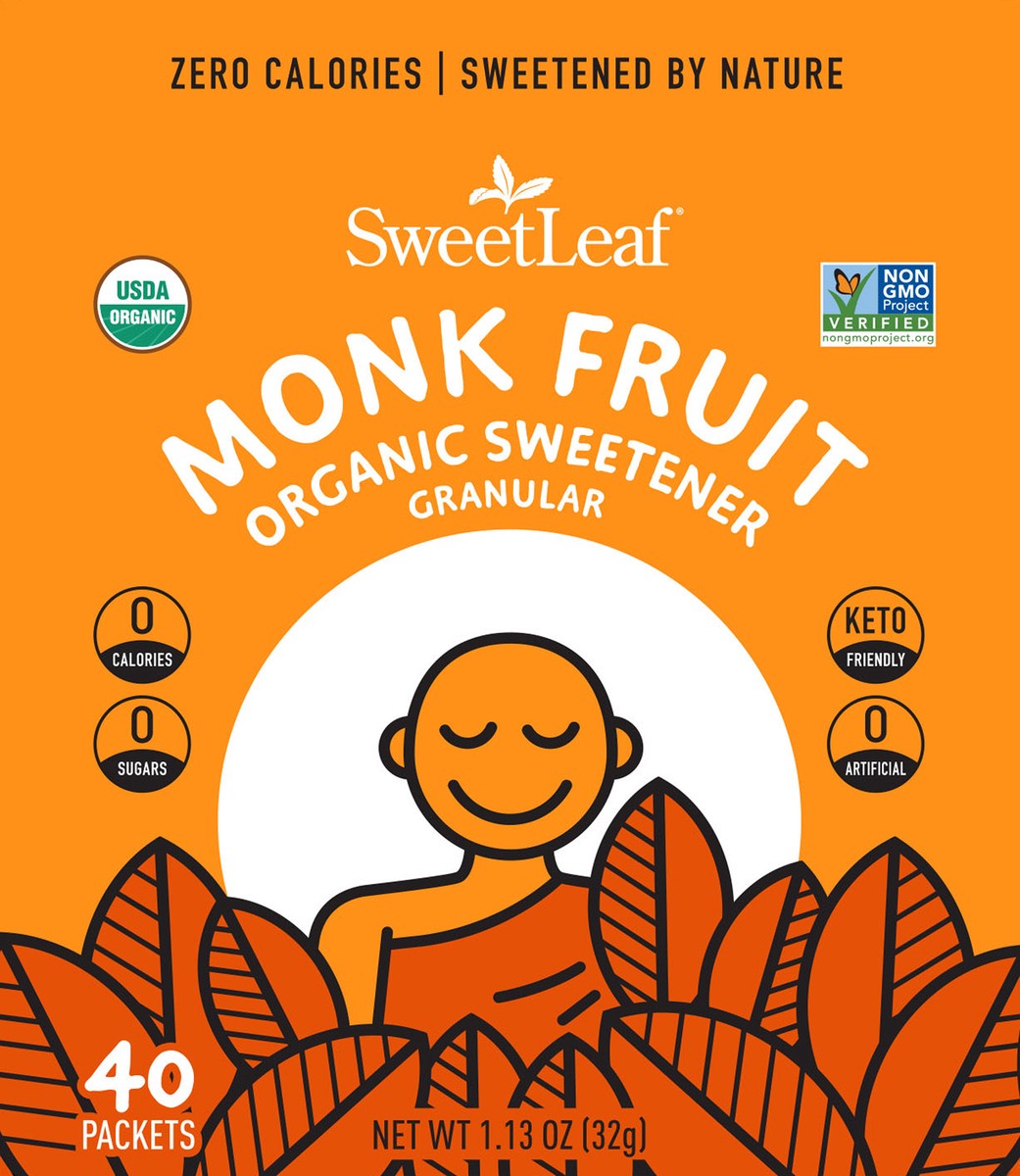 slide 4 of 4, SweetLeaf Sweet Leaf Sweetener Og Monk Fruit Powder, 1.13 oz