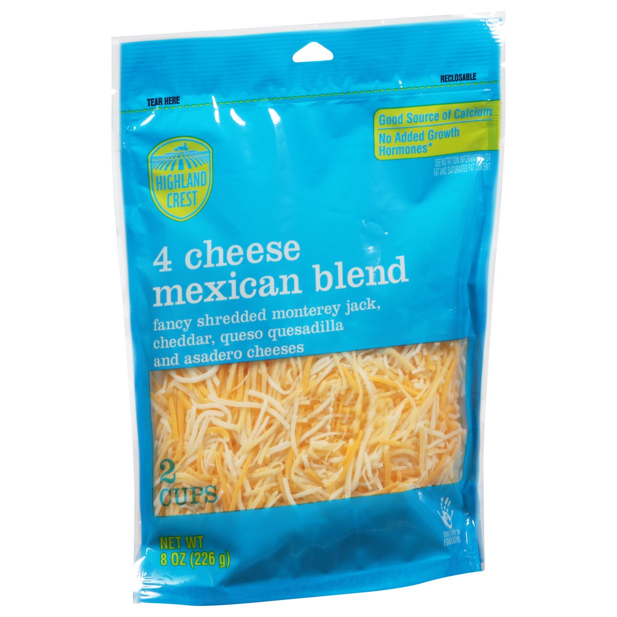 slide 7 of 9, Highland Crest Mexican Blend 4 Cheese Shredded Cheese 8 oz, 8 oz