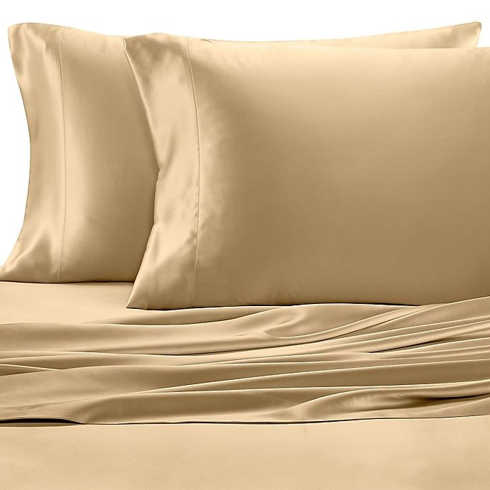 slide 1 of 1, Valeron Estate Silk King Sheet Set - Honey, 1 ct