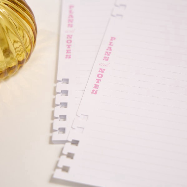 slide 5 of 10, Happy Planner Classic Customizable Spiral 40-Sheet Filler Paper, 7"" x 9-1/4"", Blooming Brights, 1 ct