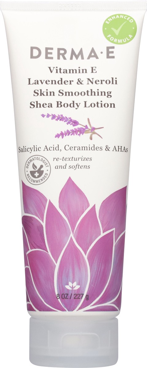 slide 4 of 13, Derma E Vitamin E Skin Smoothing Lavender & Neroli Body Lotion 8 oz, 8 fl oz