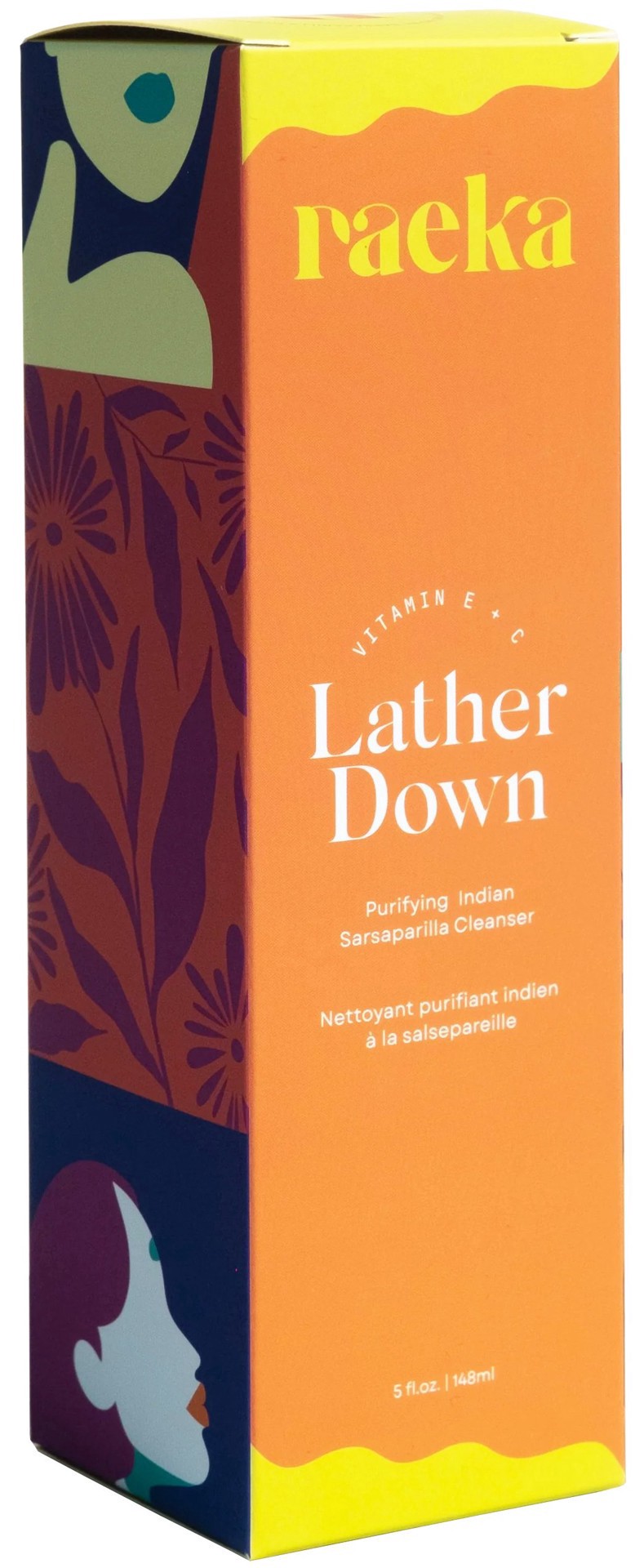 slide 1 of 1, Raeka Lather Down Cleanser, 5 oz