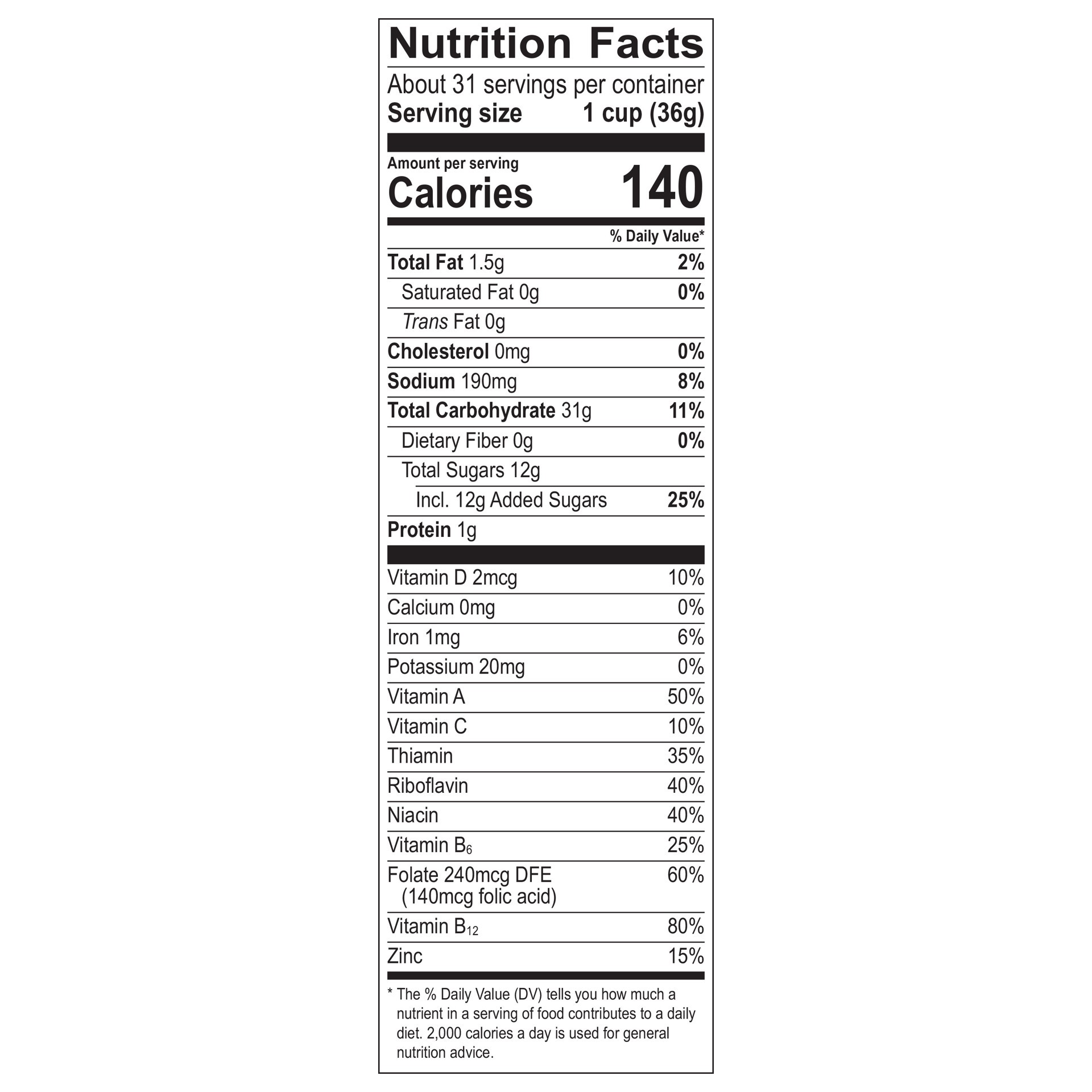 slide 2 of 2, Post Fruity PEBBLES Cereal, 40 OZ Box, 40 oz