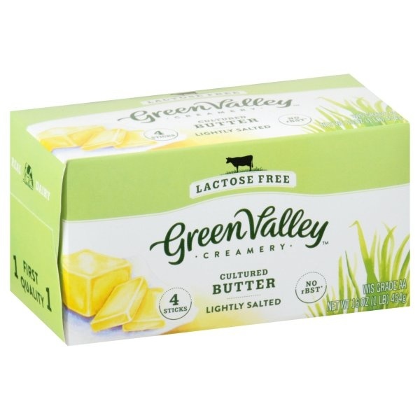 slide 1 of 1, Green Valley Creamery Lactose Free Butter, 4 ct