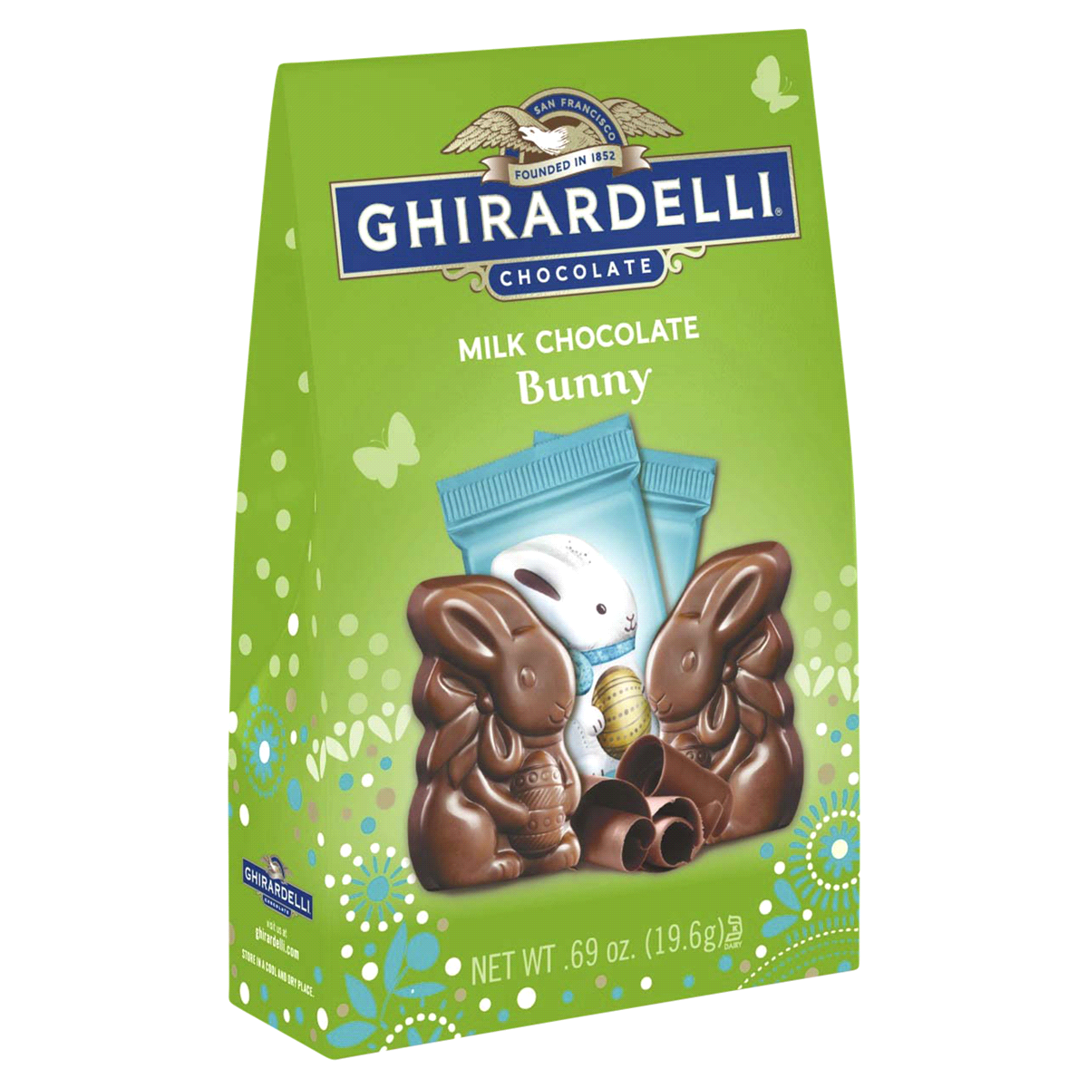 slide 1 of 1, Ghirardelli Easter Milk Chocolate Bunnies, 0.6 oz