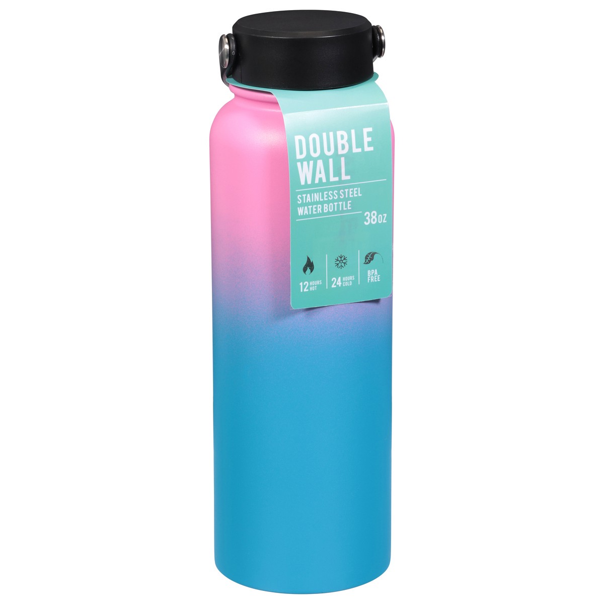 slide 10 of 10, Eco One Stainless Steel Double Wall Water Bottle 1 ea, 38 oz