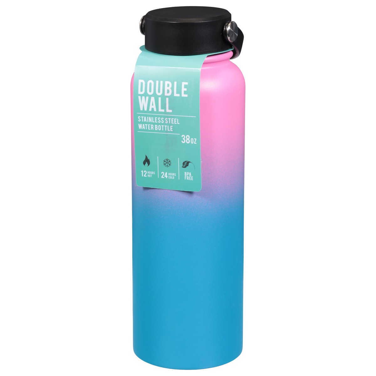 slide 7 of 10, Eco One Stainless Steel Double Wall Water Bottle 1 ea, 38 oz