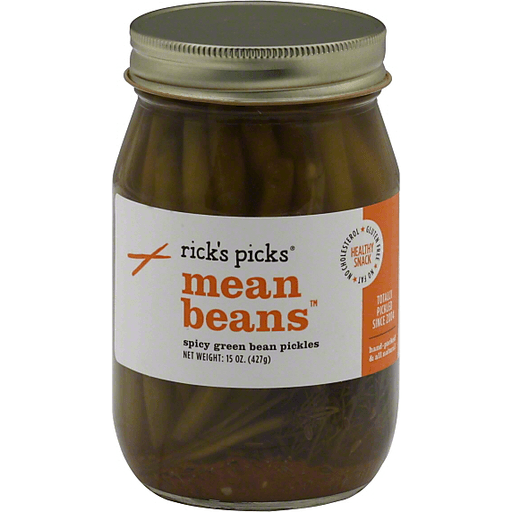 slide 1 of 1, Rick's Picks Mean Beans, 16 oz