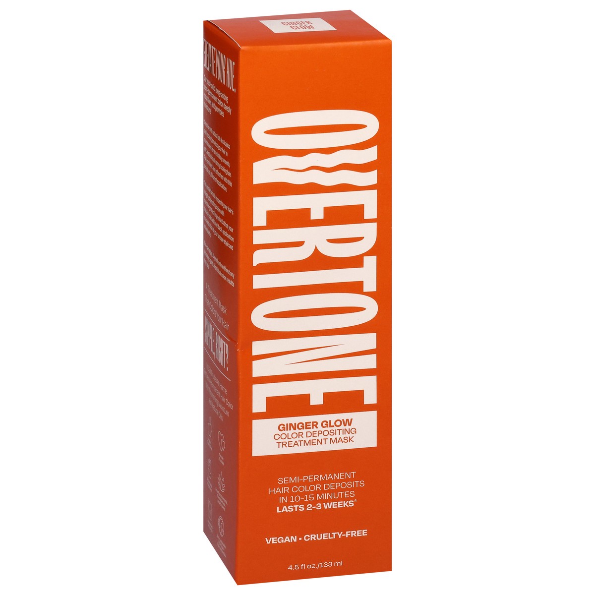 slide 11 of 12, Overtone Ginger Glow Color Depositing Treatment Mask 4.5 fl oz, 4.5 fl oz