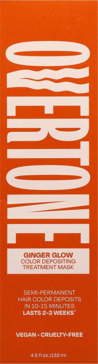 slide 10 of 12, Overtone Ginger Glow Color Depositing Treatment Mask 4.5 fl oz, 4.5 fl oz