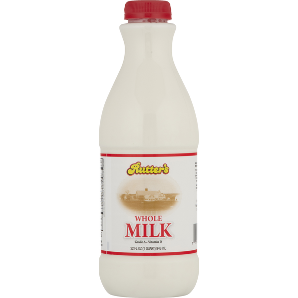 slide 1 of 1, Rutter's Vitamin D Whole Milk, 1 qt