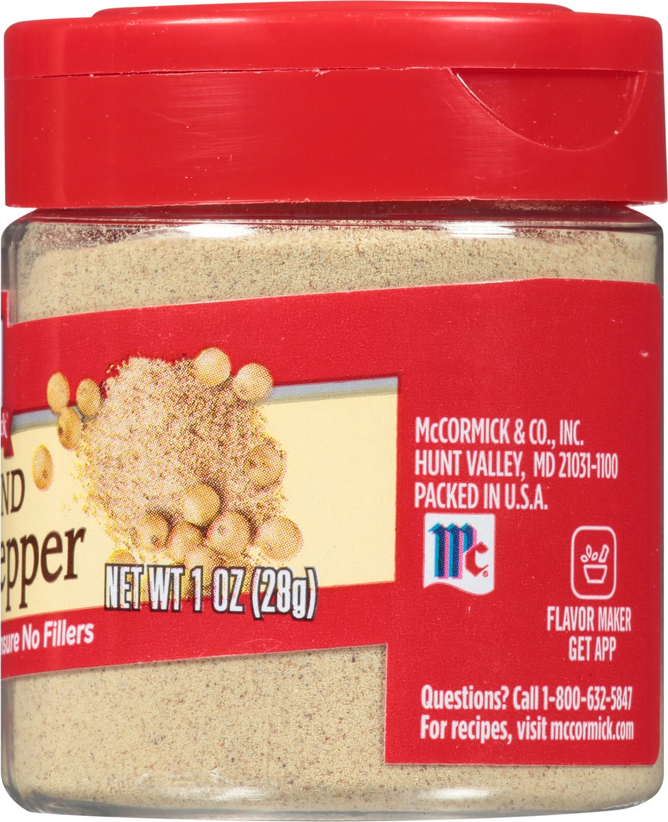 slide 7 of 7, McCormick White Pepper - Ground, 1 oz