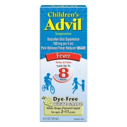 Advil Children's White Grape Flavored Liquid Fever Suspension
