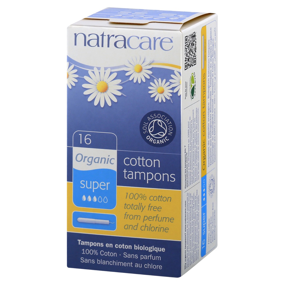 slide 5 of 10, Natracare Tampons 16 ea, 16 ct