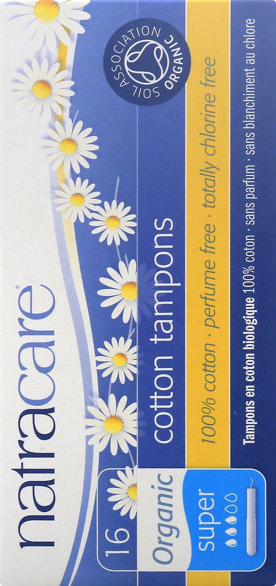 slide 6 of 10, Natracare Tampons 16 ea, 16 ct